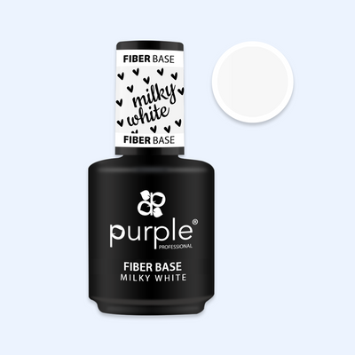 Fiber Base Purple - Milky White